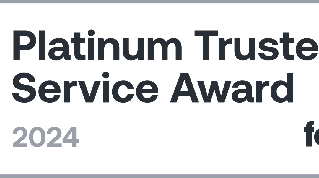 Platinum Trusted Service Award 2024 – Full colour – Landscape